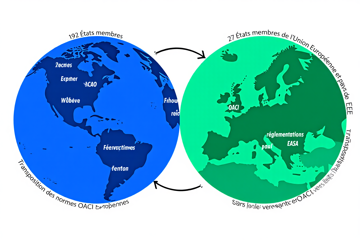 Différence entre easa et oaci : rôles et portées expliqués