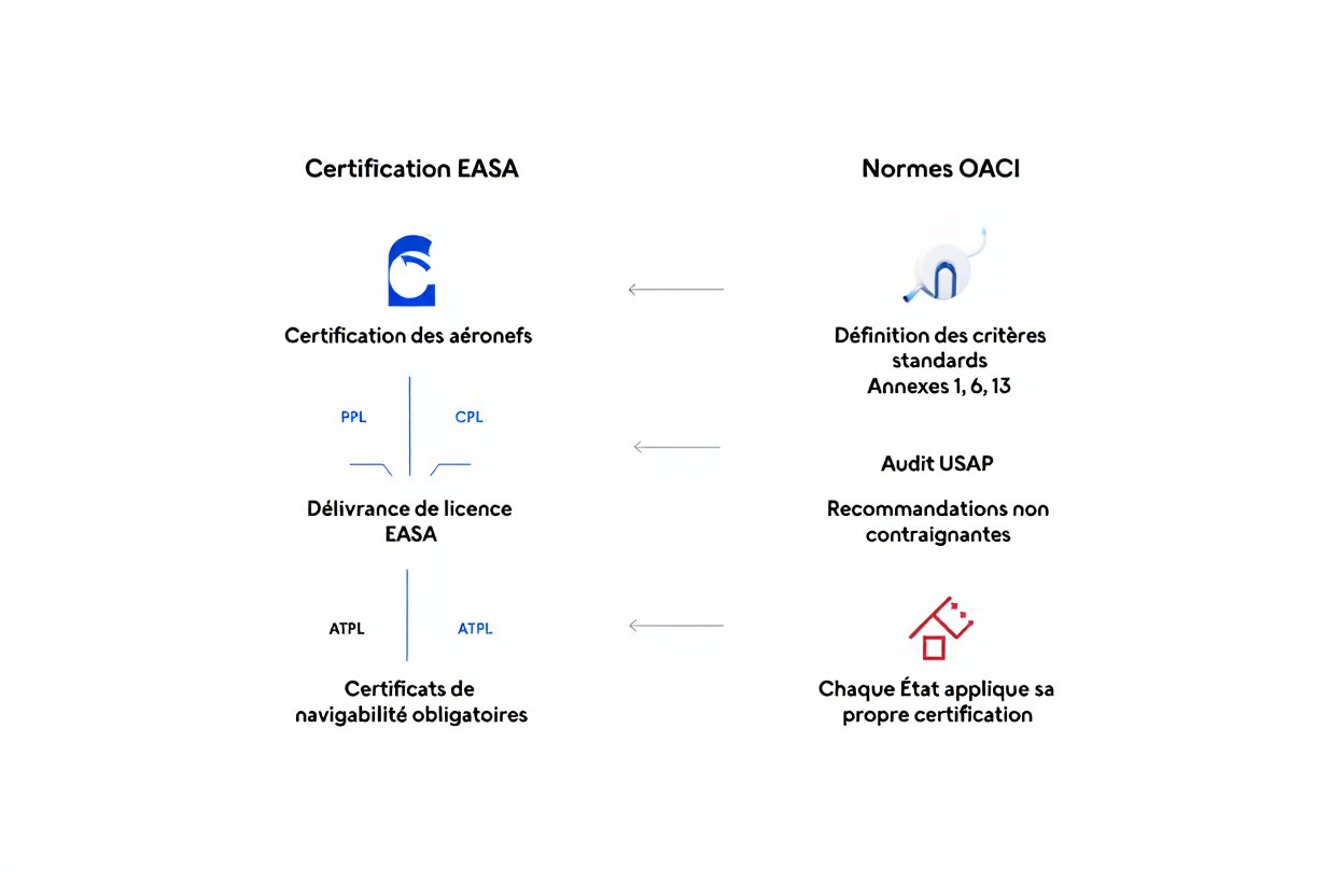 Processus de certification EASA et normes OACI