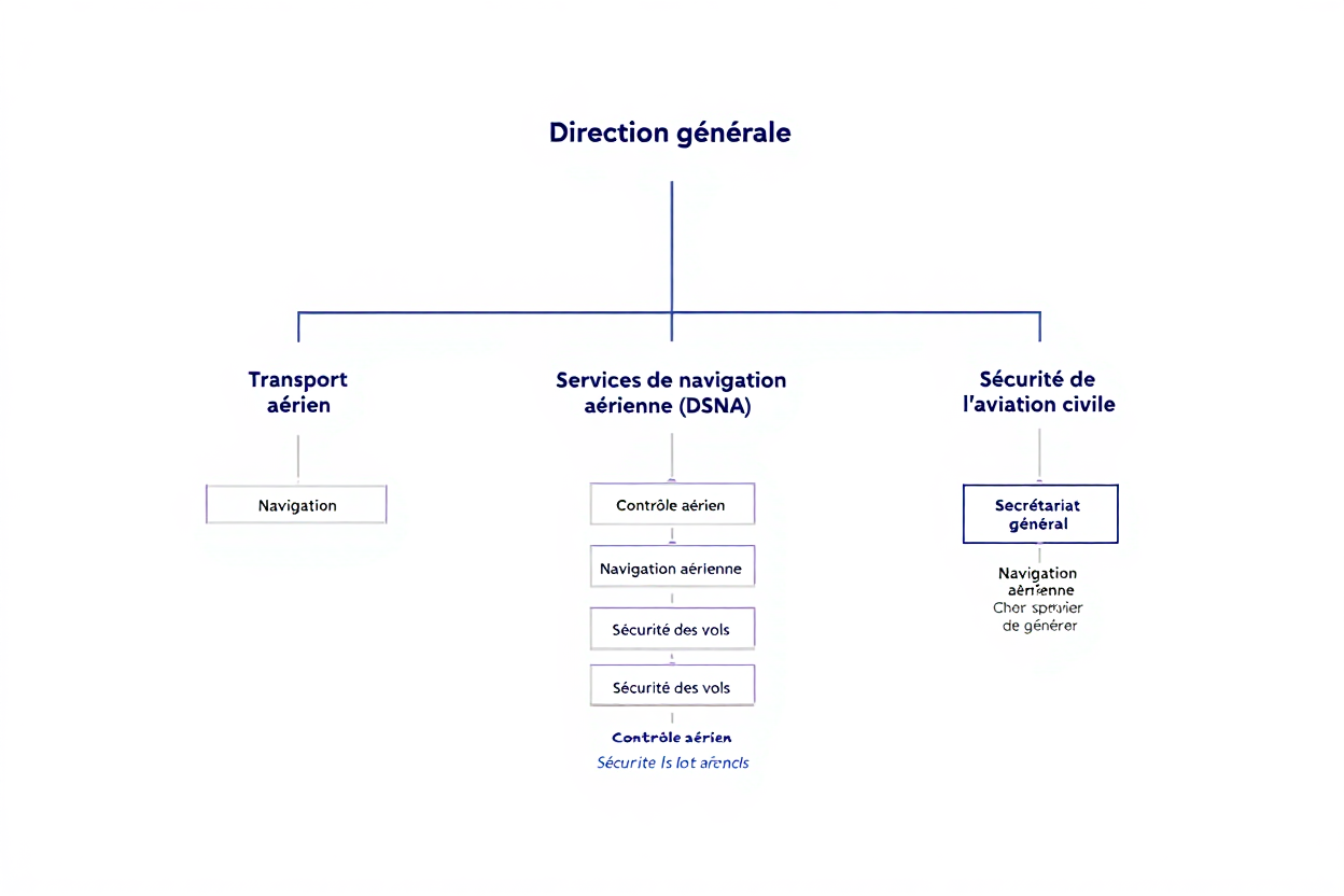 Organigramme simplifié DGAC